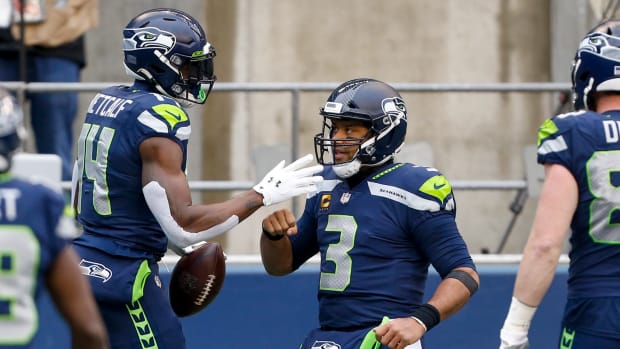 Russell Wilson DK Metcalf